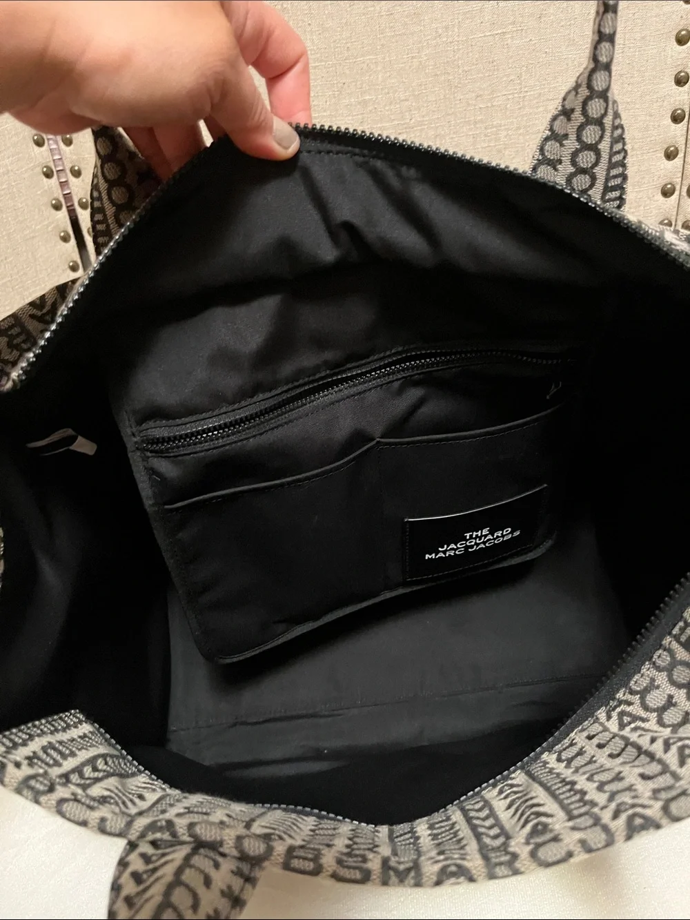 Marc Jacobs Large Jacquard Monogram Tote - Picture 9 of 16